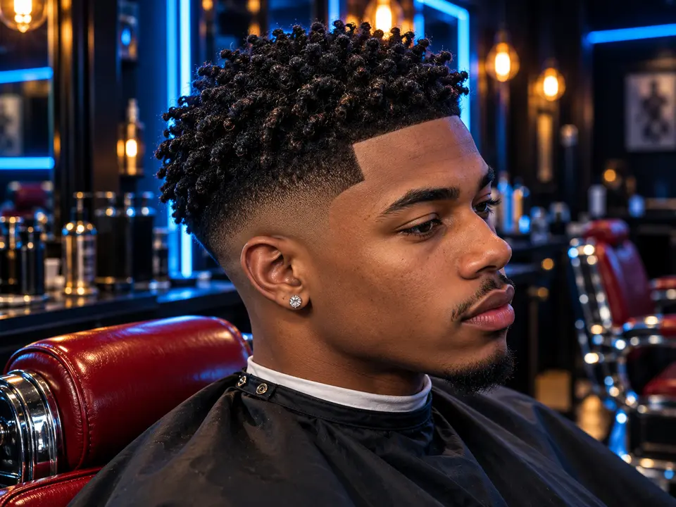 Drop fade with coils on top
