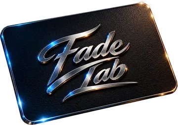 Black and chrome Fade Lab gift card
